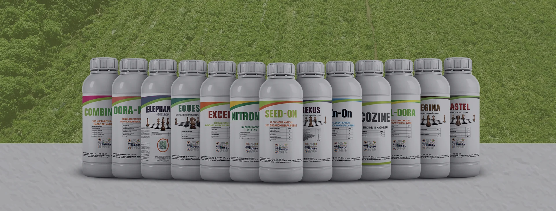 Gamme d'engrais foliaires et biostimulants AgriBiosol distribuée par JOGOO